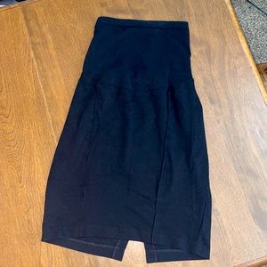 Black Maternity Pencil Skirt
